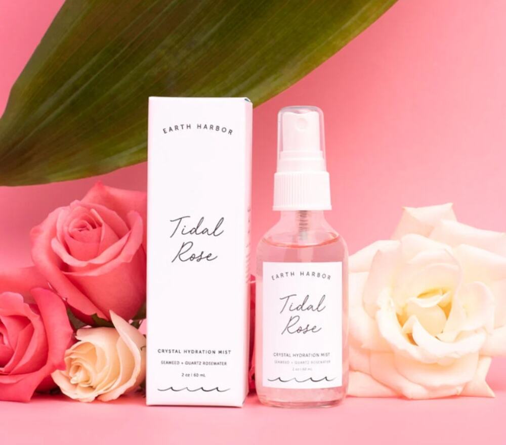 Earth Harbor Tidal Rose Seaweed Hydration Mist 0.68 fl oz Travel Size